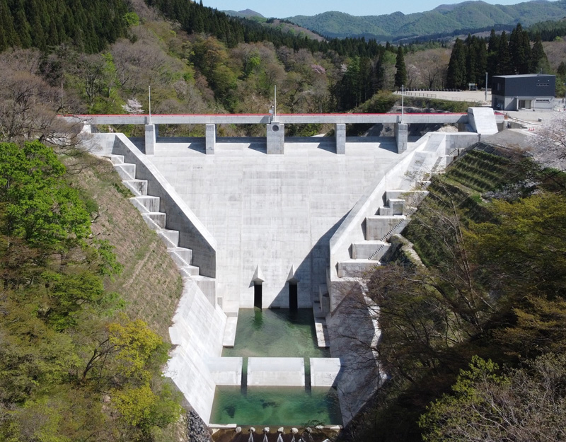 最上小国川流水型ダム